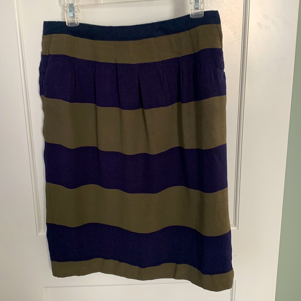 Striped Boden skirt EUC